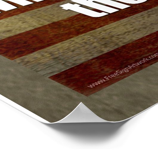 ジェファーソンのポスター：民主主義は終わる ポスター (角)