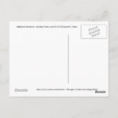 ジェファーソンのモンティチェロ…4月の裏庭… ポストカード (裏面)