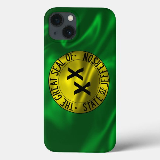 ジェファーソンの振る旗のiPhoneの場合の州 Case-Mate iPhoneケース (裏面)