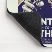 ジェファーソンの端食べ物を与えられたマウスパッド マウスパッド (コーナー)