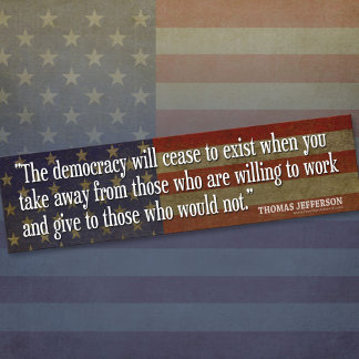 ジェファーソンバンパーステッカー バンパーステッカー