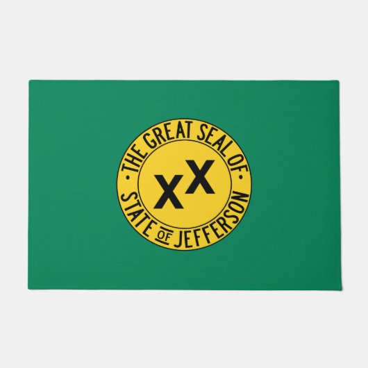 ジェファーソン州州旗 ドアマット (正面)