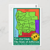 ジェファーソン州 ポストカード (正面/裏面)