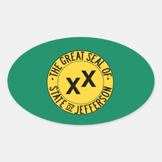 ジェファーソン州 楕円形シール (正面)
