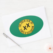 ジェファーソン州 楕円形シール (封筒)