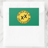 ジェファーソン州 長方形シール (バッグ)