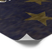 ジェファーソン引用文オンビッグ政府 ポスター (角)