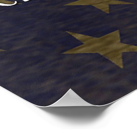 ジェファーソン引用文オンビッグ政府 ポスター (角)