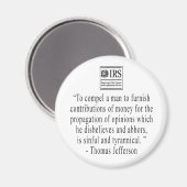 ジェファーソン引用文磁石 マグネット (正面/裏面)