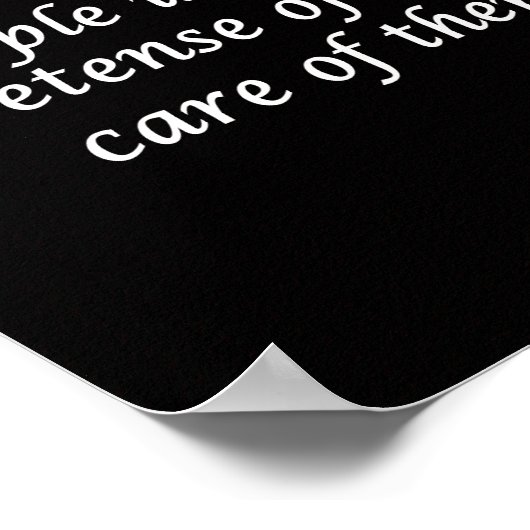 ジェファーソン引用文 – 未来の幸せを予測… ポスター (角)