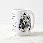 ジェファーソン新聞について コーヒーマグカップ (正面右)