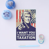 ジェファーソン私は耐税フライヤーを望む チラシ (シングル)