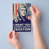 ジェファーソン私は耐税フライヤーを望む チラシ (ハンドル)