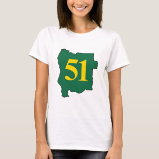ジェファーソン第51の国家の州 Tシャツ