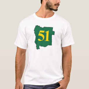 ジェファーソン第51の国家の州 Tシャツ