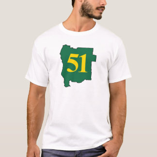 ジェファーソン第51の国家の州 Tシャツ