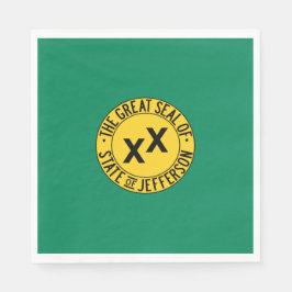 ジェファーソン米国提案州国旗 スタンダードランチョンナプキン