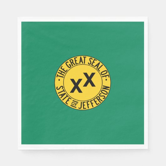 ジェファーソン米国提案州国旗 スタンダードランチョンナプキン (正面)
