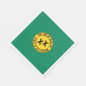 ジェファーソン米国提案州国旗 スタンダードランチョンナプキン (角)