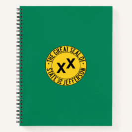 ジェファーソン米国提案州国旗 ノートブック