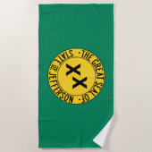 ジェファーソン米国提案州国旗 ビーチタオル (正面)