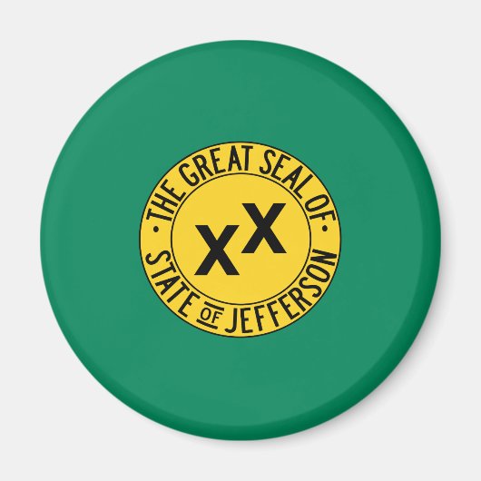 ジェファーソン米国提案州国旗 マグネット (正面)
