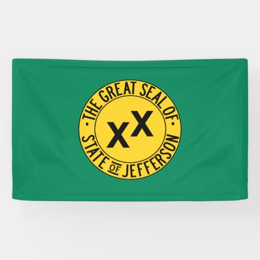 ジェファーソン米国提案州国旗 横断幕 (横)