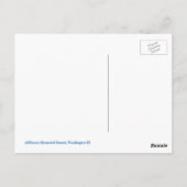 ジェファーソン記念日没はがき ポストカード (裏面)