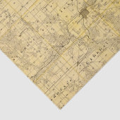 ジェファーソン郡、アイオワ州の地図 薄葉紙 (詳細)