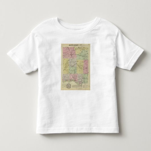 ジェファーソン郡、カンザス トドラーTシャツ (正面)