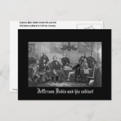 ジェファーソン・デイビスとその内閣 ポストカード (正面/裏面)