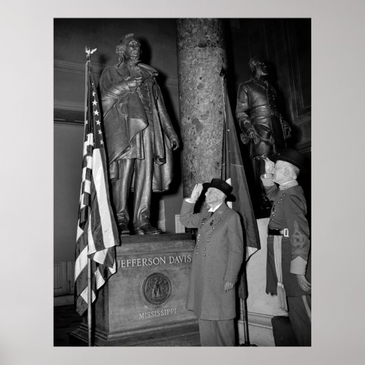 ジェファーソン・デイビスへの愛を示す， 1930年代 ポスター (正面)