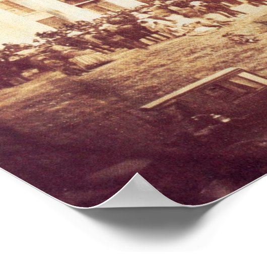 ジェファーソン・デイビス就任式 ポスター (角)