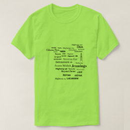 ジェファーソン・デイヴィスの教区のケージャンのルイジアナのTシャツ Tシャツ