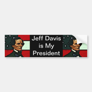 、ジェファーソン・デイヴィスConfederacyの大統領 バンパーステッカー