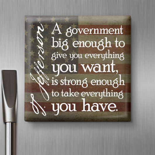 ジェファーソン：ビッグ・ガバメントに用心 マグネット