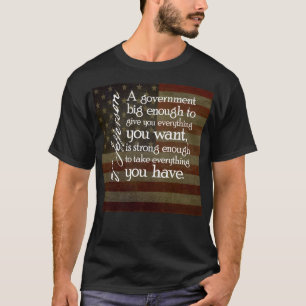ジェファーソン:ビッグ・ガバメントに用心 Tシャツ