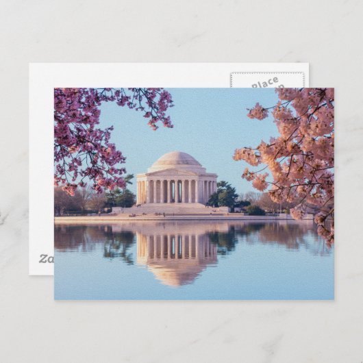 ジェファーソン・メモリアルの美しい質感の写真 ポストカード (正面/裏面)