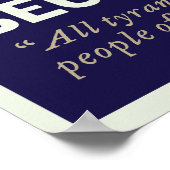 ジェファーソン・リバティがあなたからプリント ポスター (角)