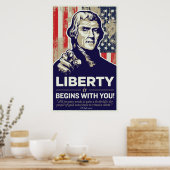 ジェファーソン・リバティがあなたからプリント ポスター (キッチン)
