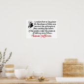 ジェファーソン:政府を阻止しろ! ポスター (キッチン)