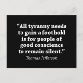 ジェファーソン：残らない静か ポストカード (正面)