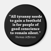 ジェファーソン:残らない静か マグネット (正面)