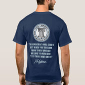 ジェファーソン – 福祉州 Tシャツ (裏面)