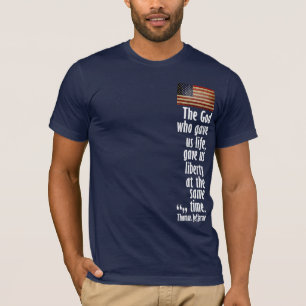 ジェファーソン:私たち与えの生活を司る神… Tシャツ
