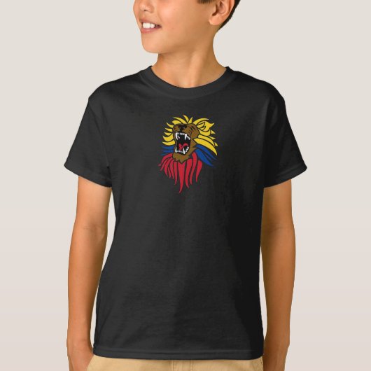 ジェファーソンDのライオンのTシャツ Tシャツ (正面)