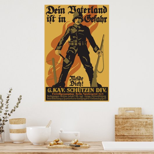 ジェファールのデイン・バターランドのリスト ポスター (キッチン)