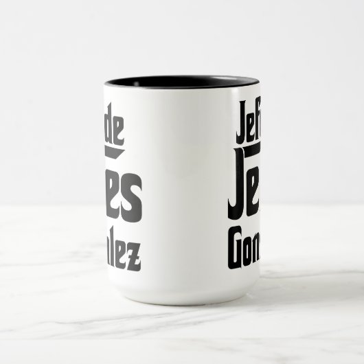 ジェフェデジェフェスゴッドファーザーコーヒーマグ マグカップ (中央)