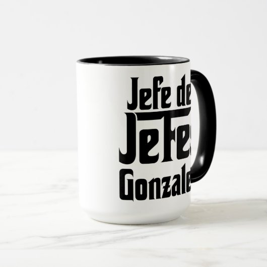 ジェフェデジェフェスゴッドファーザーコーヒーマグ マグカップ (正面右)