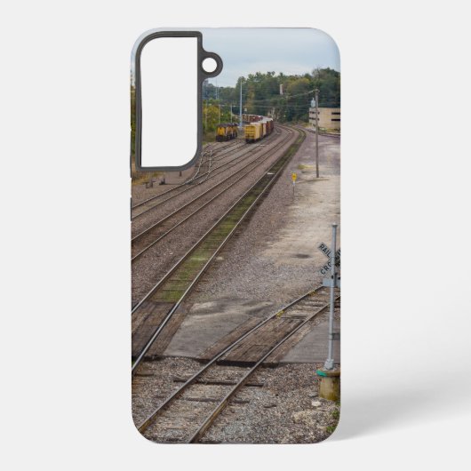 ジェフシティ鉄道線路 SAMSUNG GALAXYケース (裏面)
